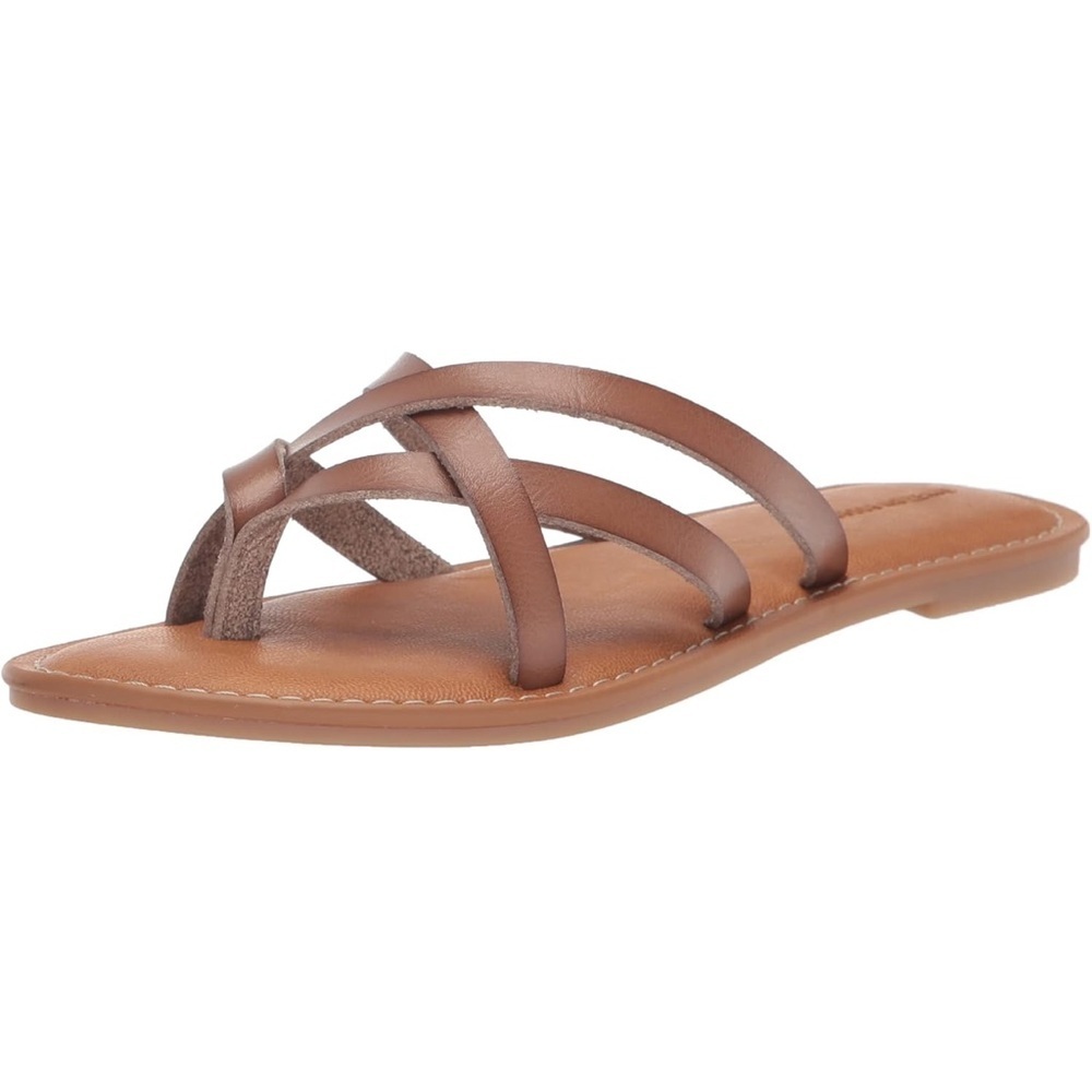 Brown Strappy Sandals - Picture 2 of 3